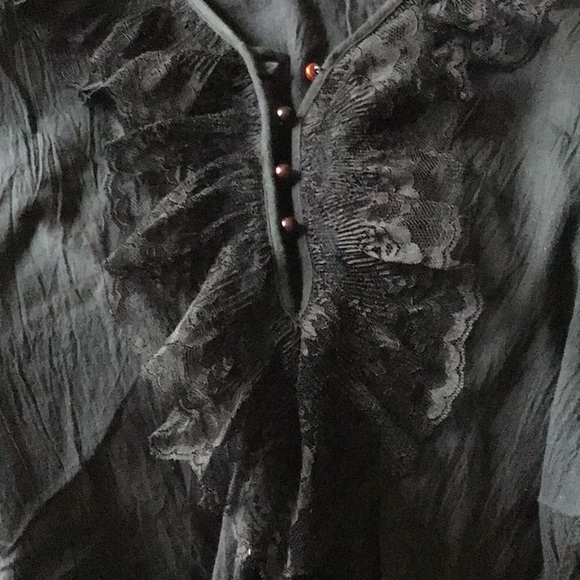 Vintage Two piece designer cotton Victorian style 1980s set - Picture 2 of 13